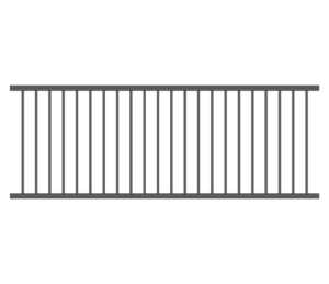 three foot high railing panel