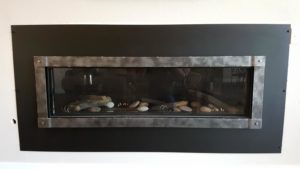rh iron fab shop fireplace trim plate